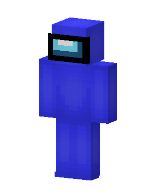 Blue Masked Robot Minecraft skin