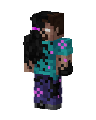 Corrupted Herobrine Minecraft skin