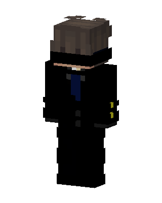 Blindfolded Suit skin, 3D preview