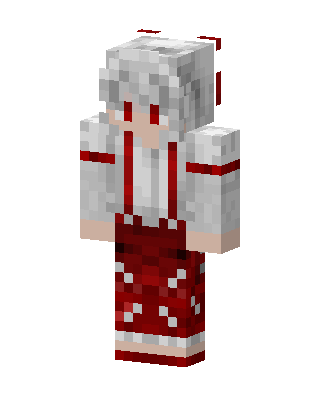 White Holiday Girl Minecraft Christmas skin