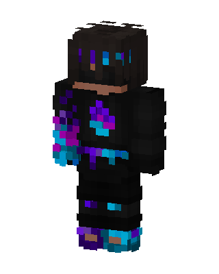 Galaxy Shadow skin, 3D preview