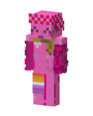 Pink Cutie Girl Minecraft pink skin