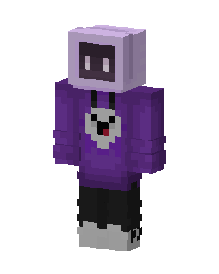 Purple Screen Head skin, 3D preview