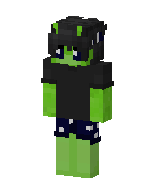 Green Ninja Boy skin, 3D preview