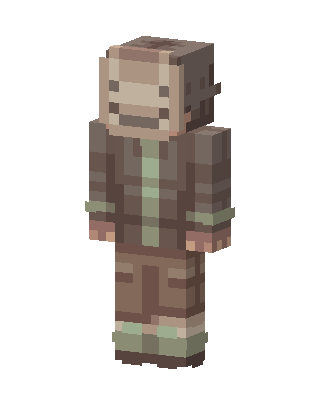 Mossy Bucket Head skin, 3D preview