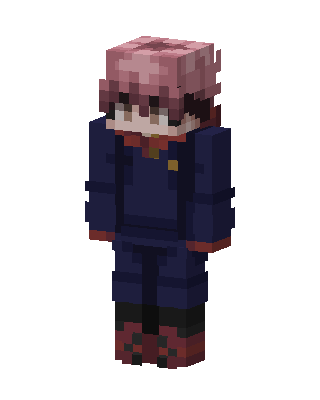 Yuji Itadori skin, 3D preview