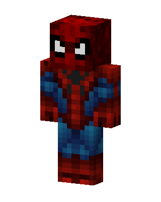 Spider-Man skin, 3D preview