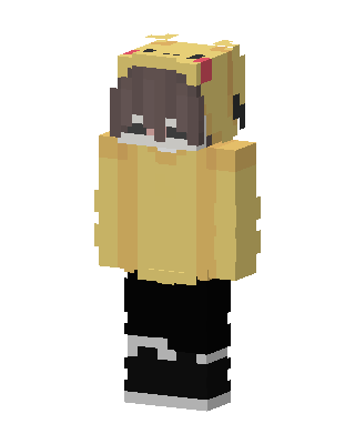 Pikachu Hoodie Girl Minecraft skin