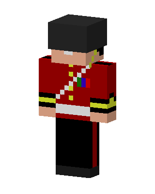 Royal Guard skin, 3D preview