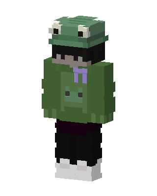 Frog Hoodie Minecraft skin