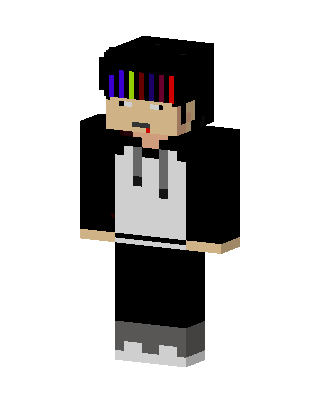 Black Emo Boy Minecraft skin
