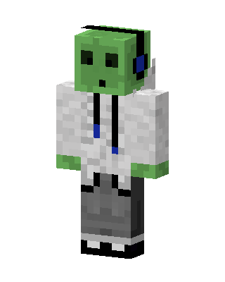 Slime Gamer skin, 3D preview