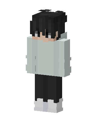 Hoodie Boy skin, 3D preview