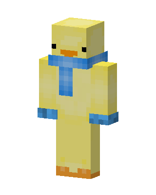 Duck Onesie skin, 3D preview