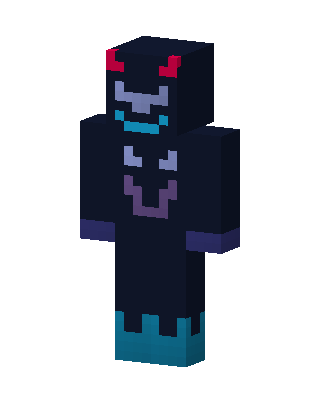 Black Villain skin, 3D preview