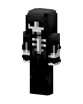 Black Villain Boy skin, 3D preview