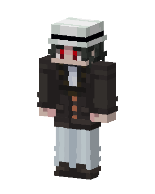 Red Eyed Fedora skin, 3D preview