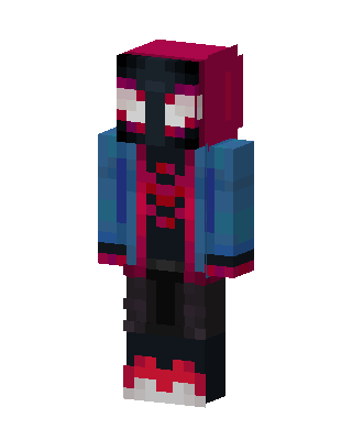 Miles Morales Minecraft skin