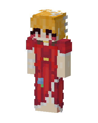 Red Dress Girl Minecraft skin