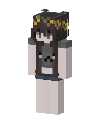 Sunflower Girl skin, 3D preview