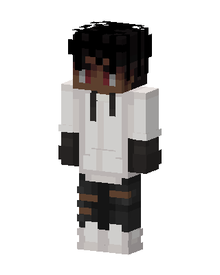 Red Eyed Hoodie skin, 3D preview