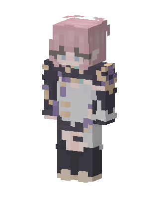 Pink Maid skin, 3D preview