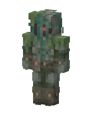 Moss Golem skin, 3D preview