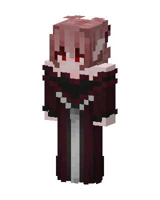 Red Hero Girl Minecraft anime skin