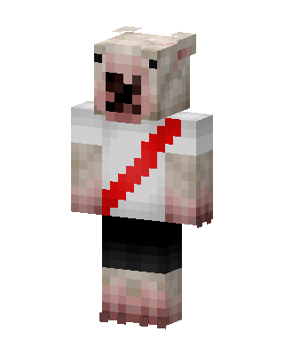 White Knight skin, 3D preview
