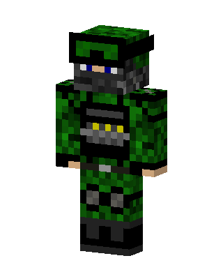 Camo Soldier skin, 3D preview