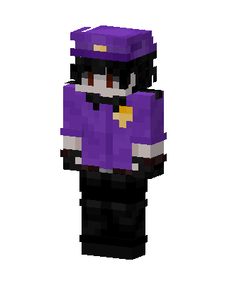 Purple Guy skin, 3D preview
