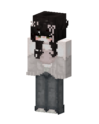 Soft Bow Girl skin, 3D preview