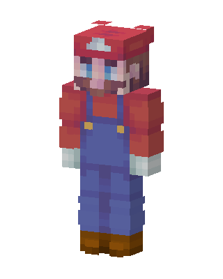 Mario Minecraft skin