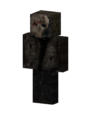 Black Villain Boy Minecraft goth skin