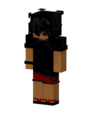 Crimson Emo skin, 3D preview