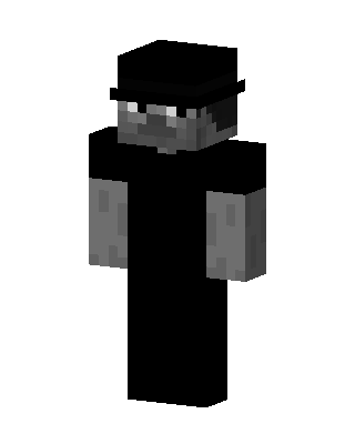 Shadow Fedora skin, 3D preview