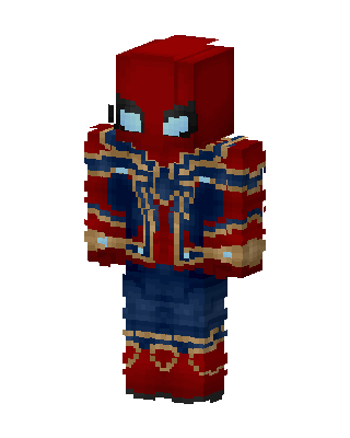 Iron Spider skin, 3D preview