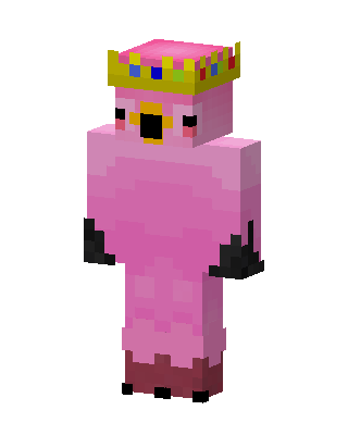 Flamingo King Minecraft skin