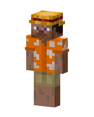 Orange Player Boy Minecraft skin