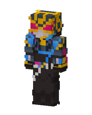 Neon Armor Rider Minecraft skin