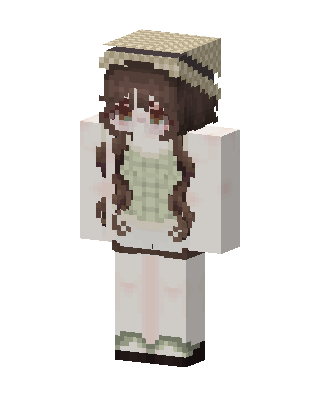 White Dress Girl Minecraft skin