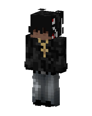 Masked Gold Chain skin, 3D preview