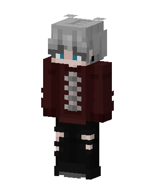 Crimson Ripped Boy skin, 3D preview