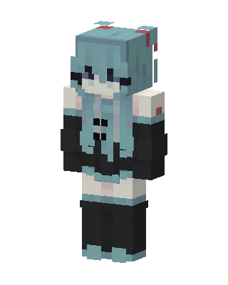 Hatsune Miku skin, 3D preview