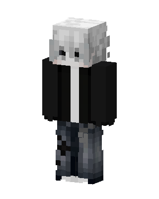 Ashen Hoodie Minecraft skin