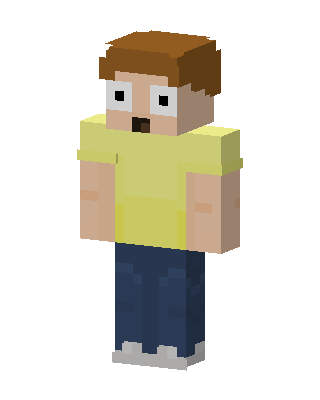 Morty Smith skin, 3D preview