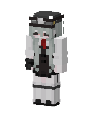 Admiral Girl skin, 3D preview
