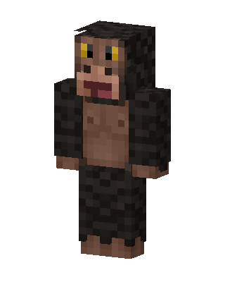 Chimpanzee Minecraft skin