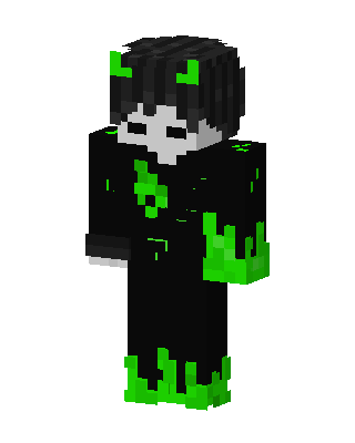 Black Hero Boy skin, 3D preview