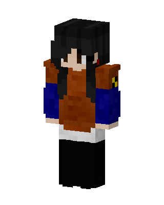 Rust Jacket Girl skin, 3D preview